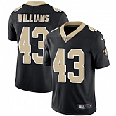 Nike Men & Women & Youth Saints 43 Marcus Williams Black NFL Vapor Untouchable Limited Jersey,baseball caps,new era cap wholesale,wholesale hats